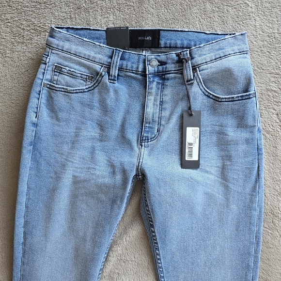 Rolla's Stinger Skinny Fit Ford Blue size 31W 32L - Picture 5 of 14